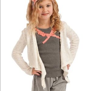 Matilda Jane float shrug, ivory, girls 8